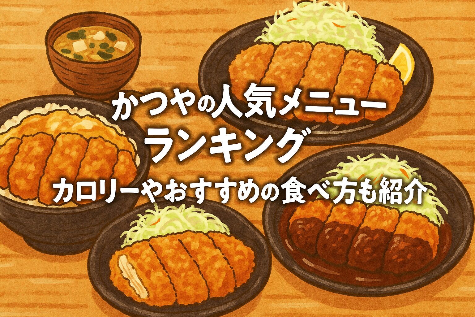 かつやの人気メニューカロリー