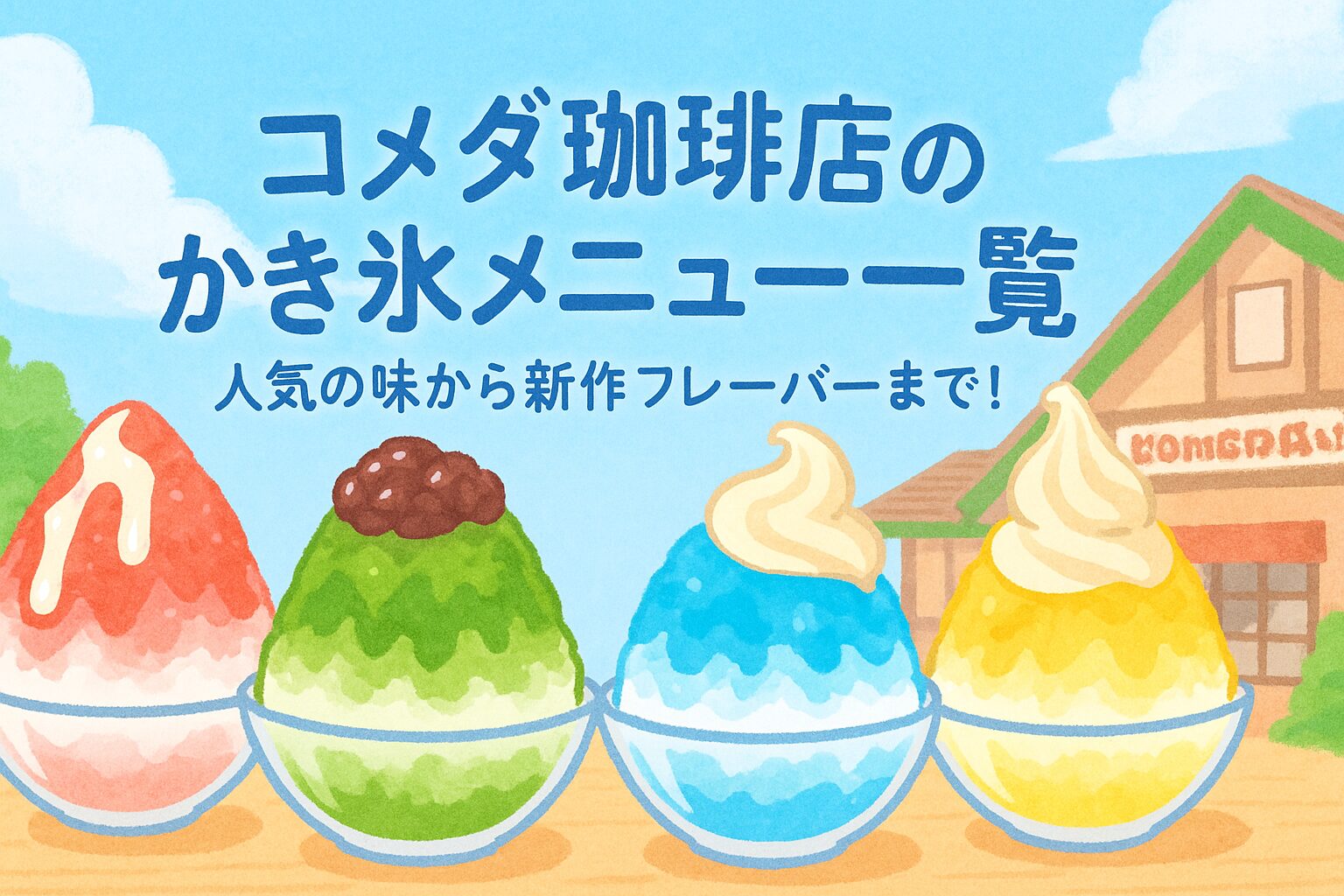 コメダ珈琲　かき氷