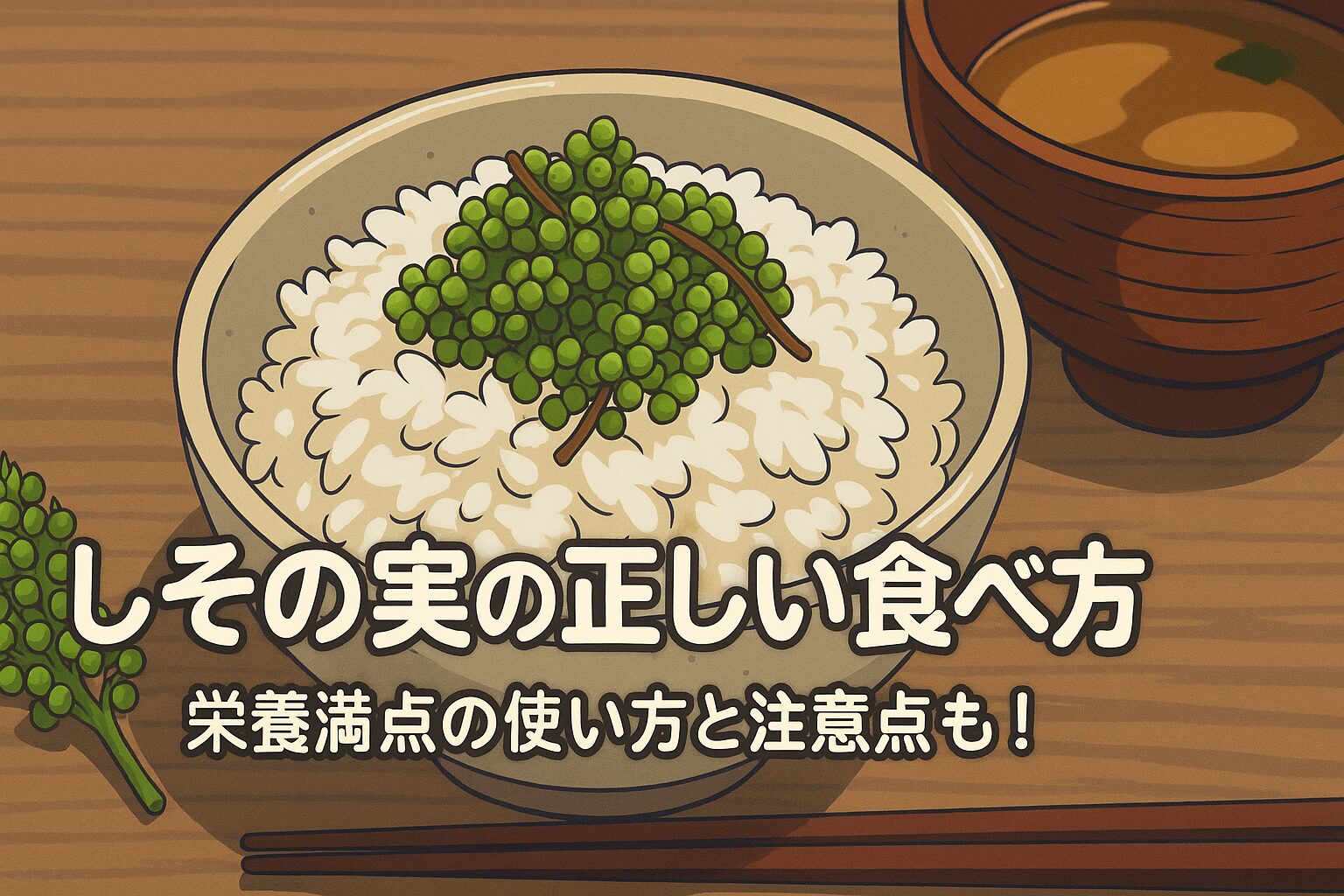 しその実の正しい食べ方！栄養満点の活用法と注意点を解説