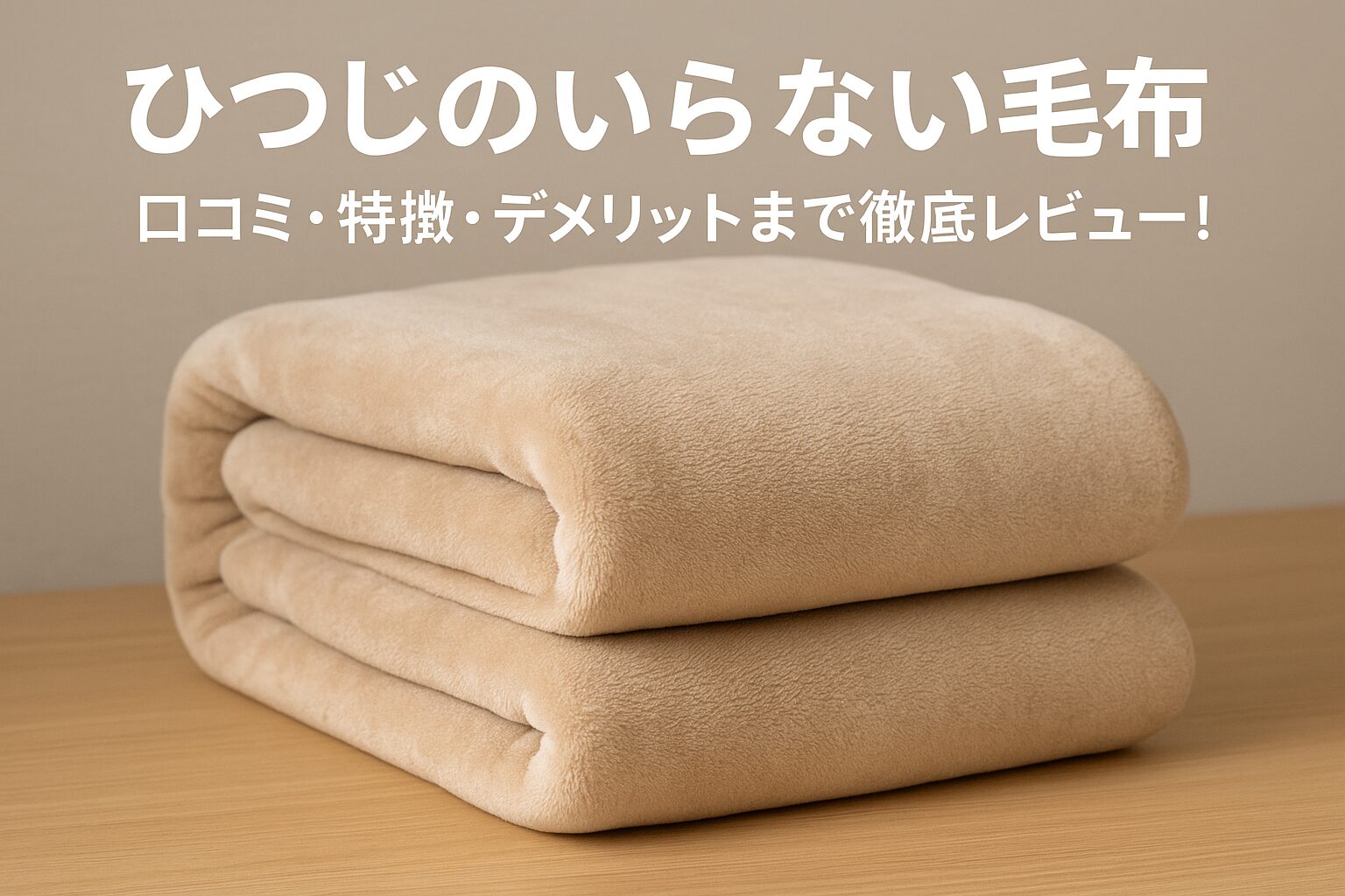 ひつじのいらない毛布は本当にすごい？口コミ・使い心地・デメリットを徹底検証