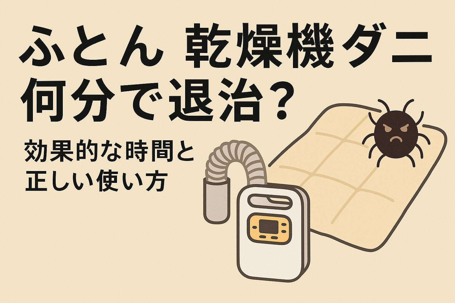 布団 乾燥機 ダニ 何分