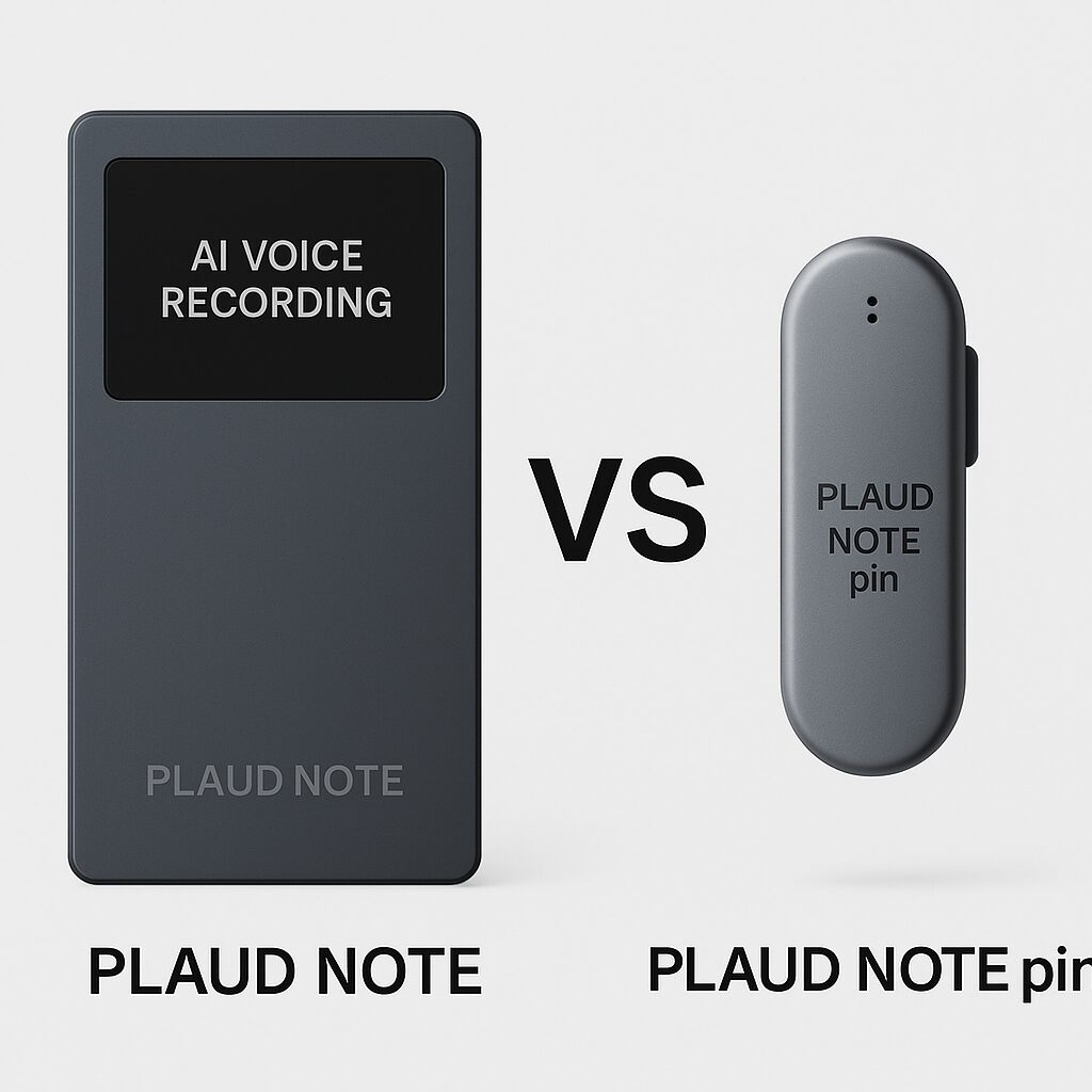 Plaud NoteとPinを徹底比較|機能・料金・使いやすさ【2025年最新】 | お役立ち情報