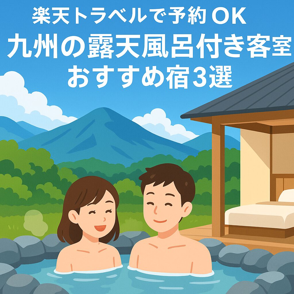 【九州・露天風呂付き客室】1万円台で泊まれる！カップルにおすすめの温泉宿3選